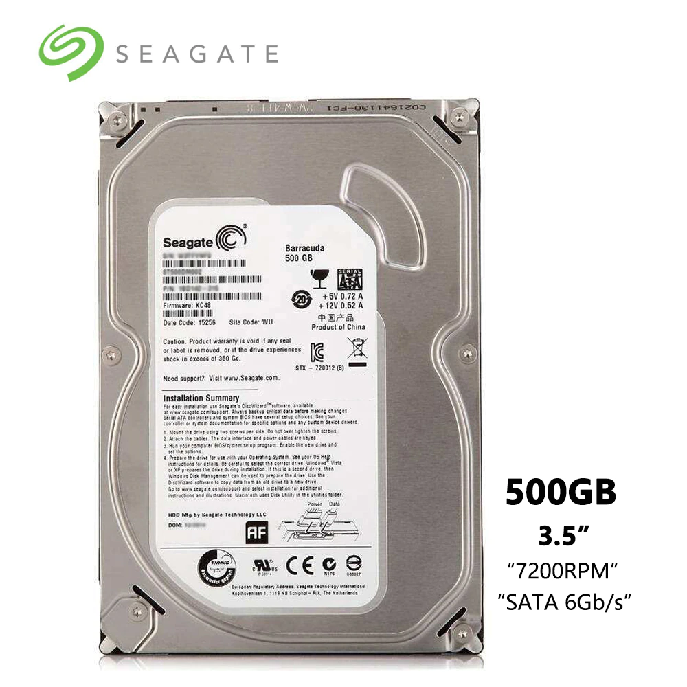 Seagate 500GB Desktop Hdd Sata