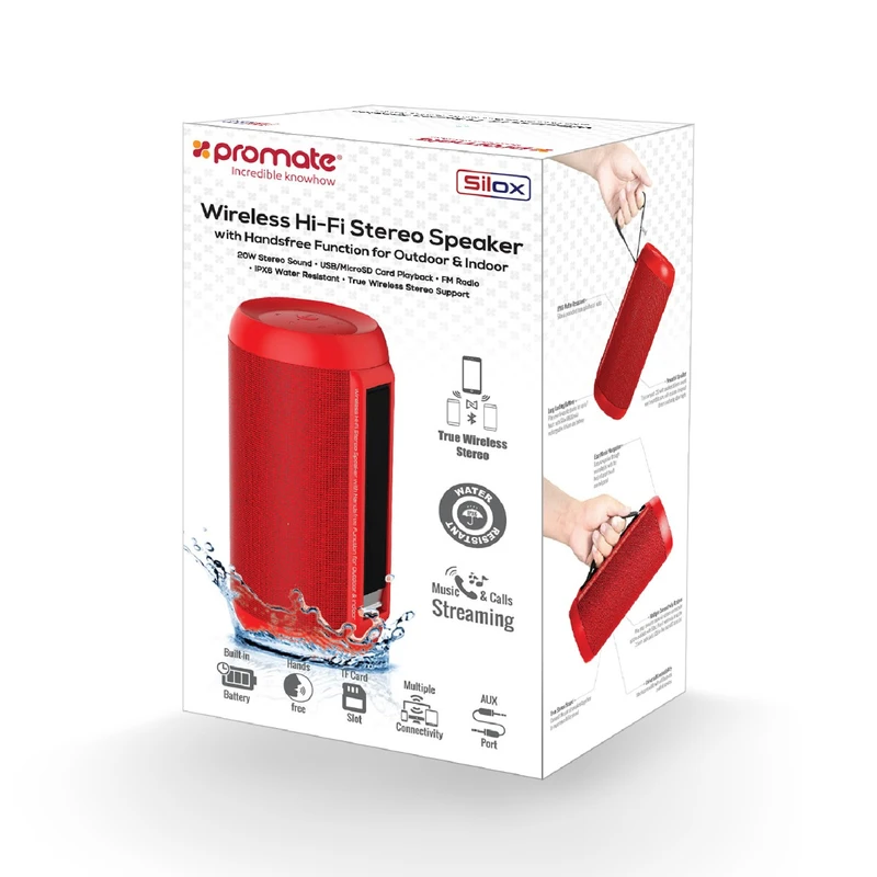 Promate 20Watts Wireless HiFi Stereo Speaker