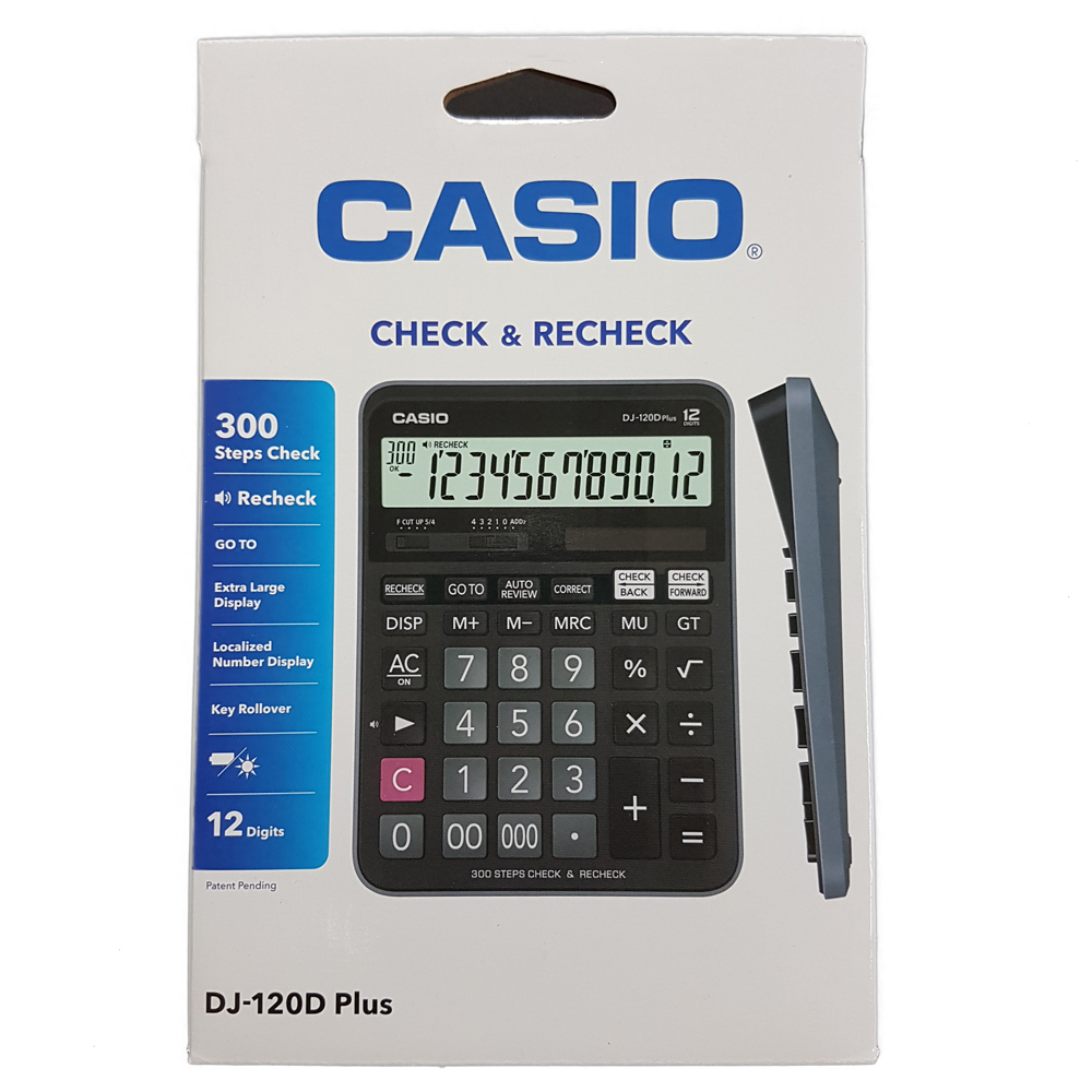 Casio Calculator DJ 120D Plus