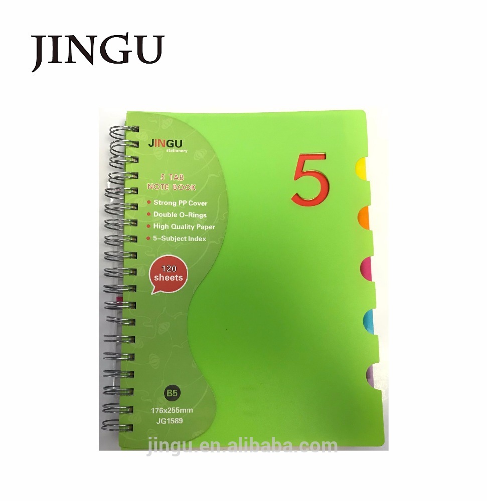 5 Subject Notebook A5 120'S 