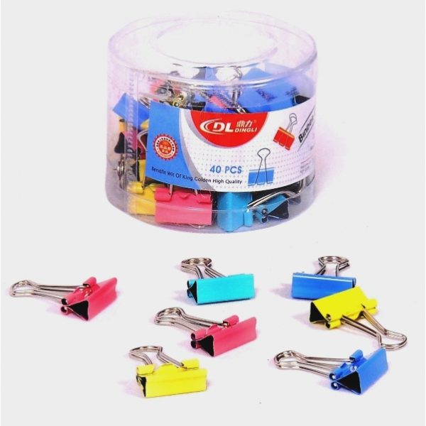 Binder Clips 19mm - Colour